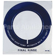 0A-691460 Compatible Stero Decal - Temp Gauge