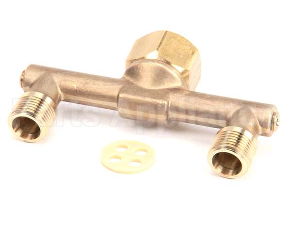 002898-40 T&S Brass 4 Spreader Assembly, 1/2 Npt Male Inlets