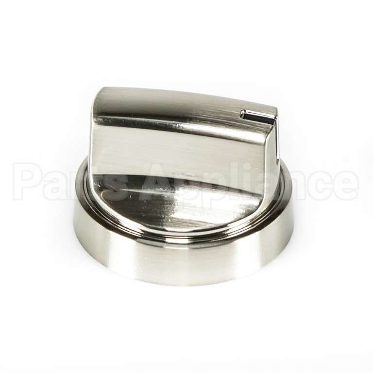 WB03X24965 GE Range Knob - Stainless Steel Look