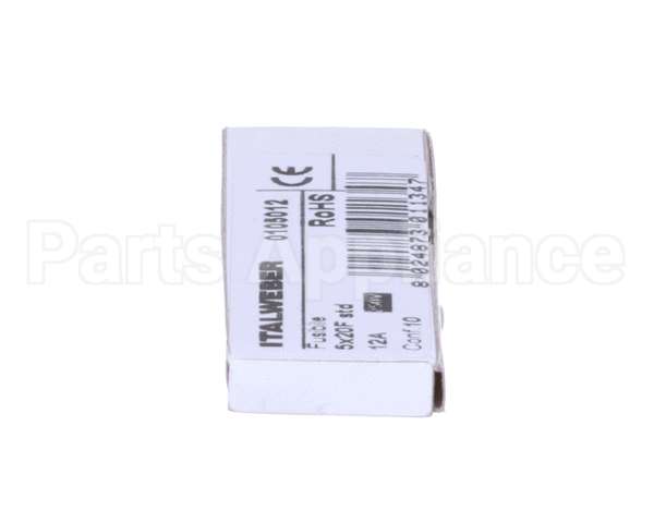 0C8375 Electrolux Professional Fuse; 250V 12A 5X20Mm; Set 10Pcs