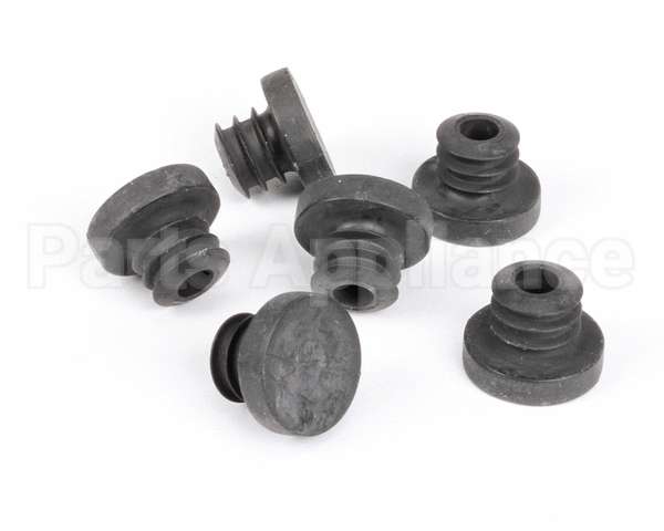0D1609 Electrolux Professional Rubber Foot, 6 Pieces