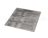 0F-047571 Hobart Label (Information )