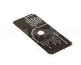 10-5938 Market Forge Plate, Drain Panel Clean Instr