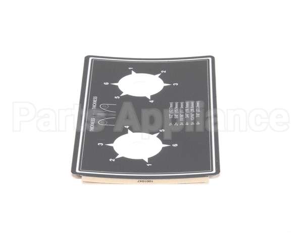 1001047 Antunes Label, Dial Compression