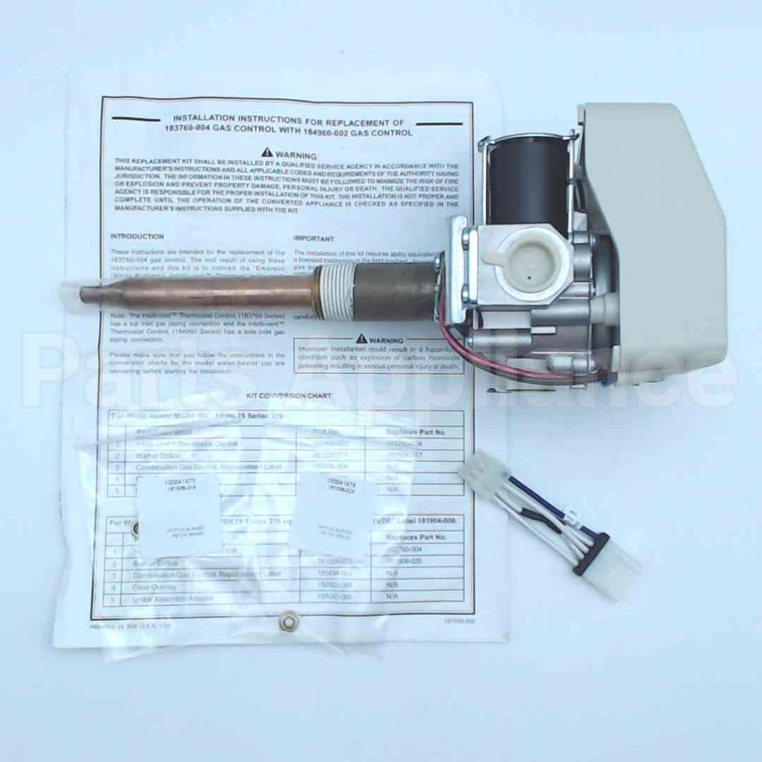 100109868 Lochinvar & A.o. Smith 120V 1/2# Ng Valve184960-002