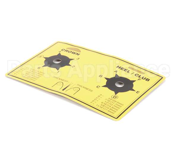 1001118 Antunes Label, Dial Compression
