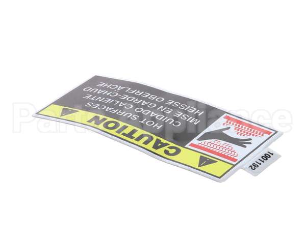 1001192 Antunes Label, Caution - Hot