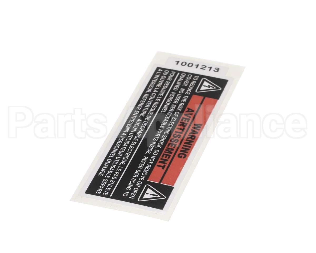 1001213 Antunes Label, Shock Hazard