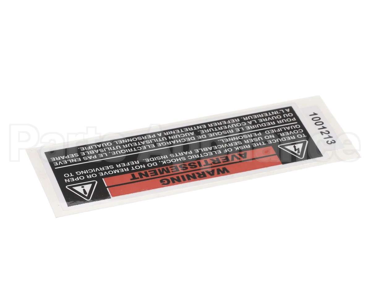 1001213 Antunes Label, Shock Hazard