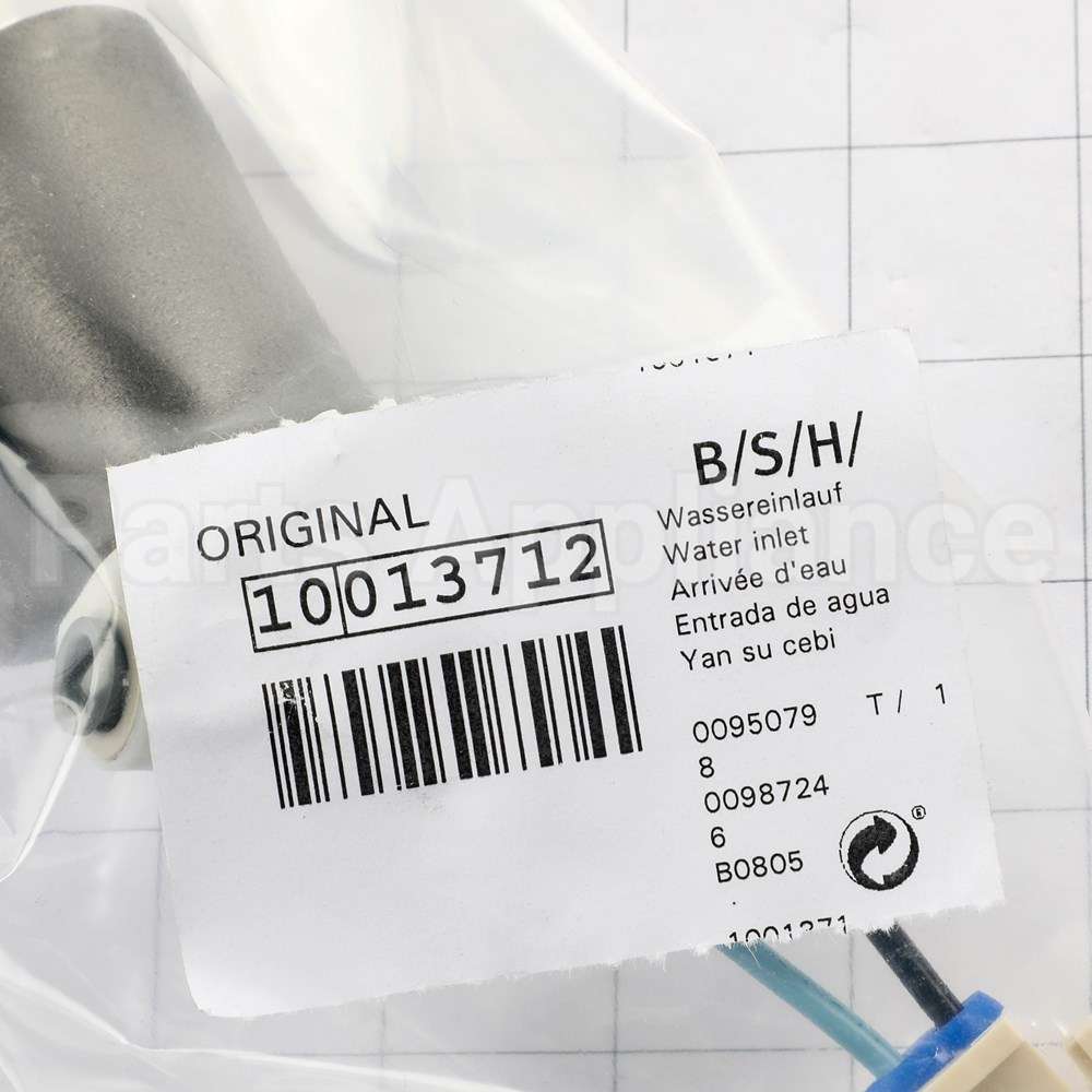 10013712 Bosch Water Inlet