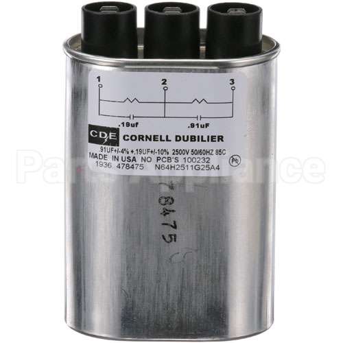 100232 Compatible Turbo Chef Capacitor