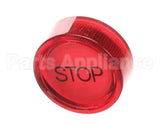 10054 Gaylord Red "Stop" Lens With "Stop" Inscription