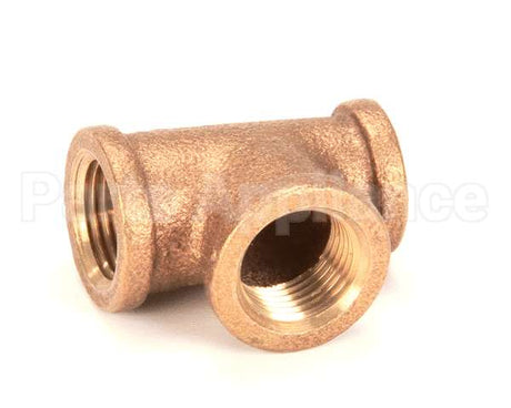 100676 Cleveland Tee;1/2Inx3/8 Inx1/2 In; Brass