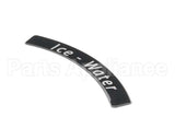 1011357-83 Ice O Matic Label Ice-Water