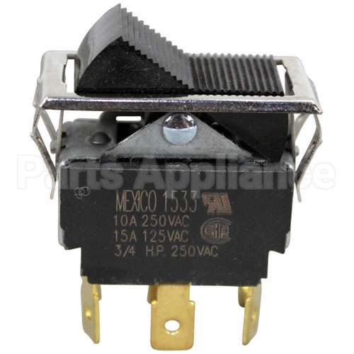 1011817 Compatible Southbend Switch, On/Off Black Rocker