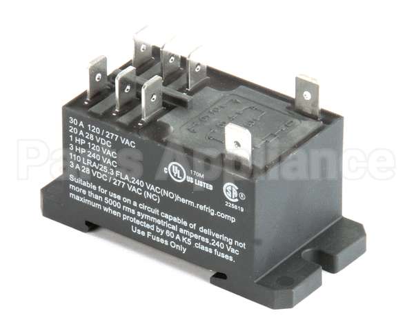 101279 Turbochef Relay, Sealed,2P, Dt, 30Amp, Class F, Ul