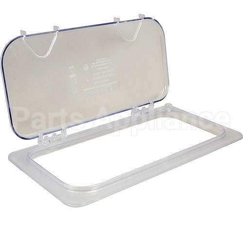 10279Z Compatible Carlisle Foodservice Lid(Ezaccess, Third, Notch, Clr)