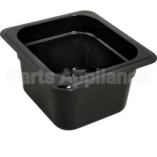 1030103 Compatible Carlisle Foodservice Pan, Food, 1/6 Sz, 4"D, Blkpoly