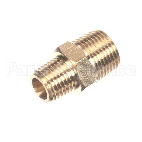 1031.00026.00 Compatible Fetco Fitting, Hex Nipple, 3/8 Mpt X