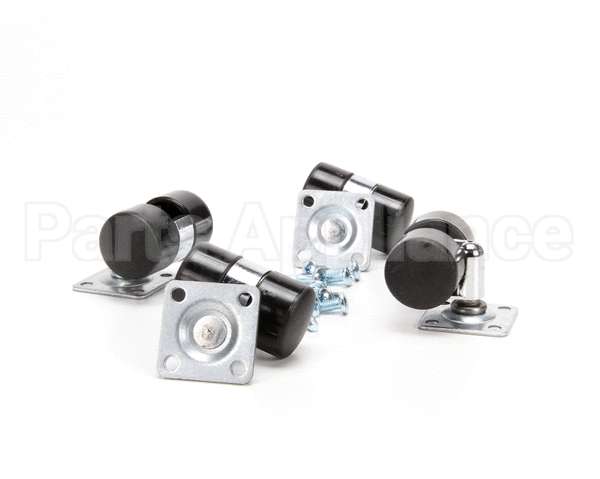 10314-01 Silver King Kit Casters 1 7/16 Wh/1 3/4 Th