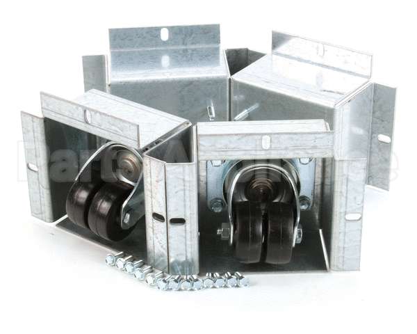 10314-04 Silver King Kit Caster 2 In Skfb/Rb/F2