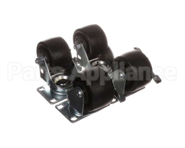 10314-102 Silver King Kit Caster Plate 3 In Wh/4 In