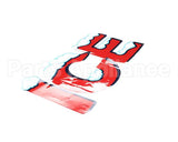 1070074 Leer Decal Ice, Red With Snow Cap (