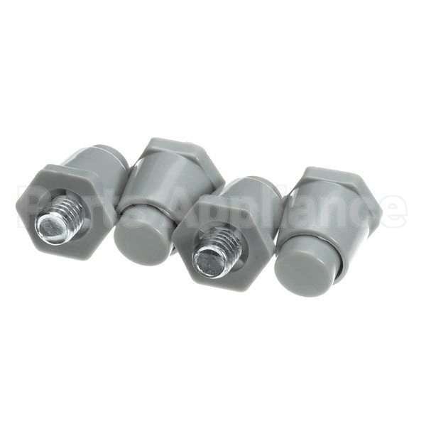 1073.00019.00 Compatible Fetco Leg, 3/8-16 Thread, 1 Lg, Gray