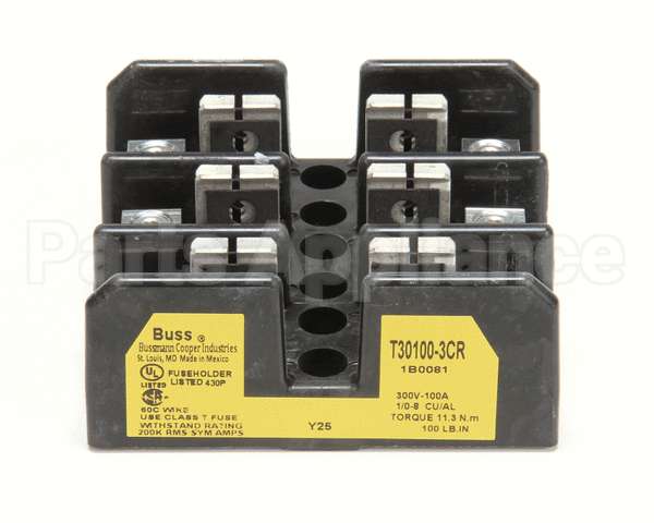 108424 Champion - Moyer Diebel Fuse Block 600V/100A 3P T Type