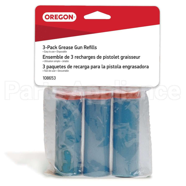 108653 Oregon Grease Refill Cartridge 3 Pk[
