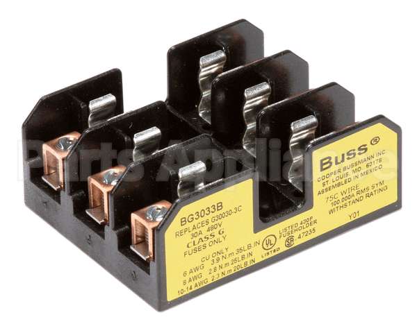 109180 Cleveland Block;Fuse;3 Pole;30 Amp