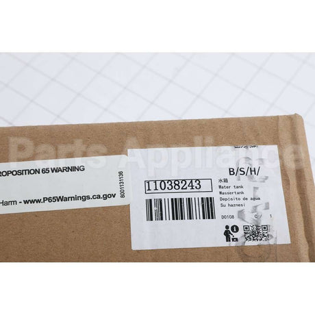 11038243 Bosch Water Tank