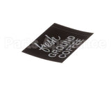 11062.0000 Bunn Decal, Fresh Ground Coffee