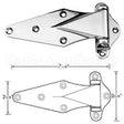 11071000040 Compatible Kason Kason - 1071-000040 Hinge