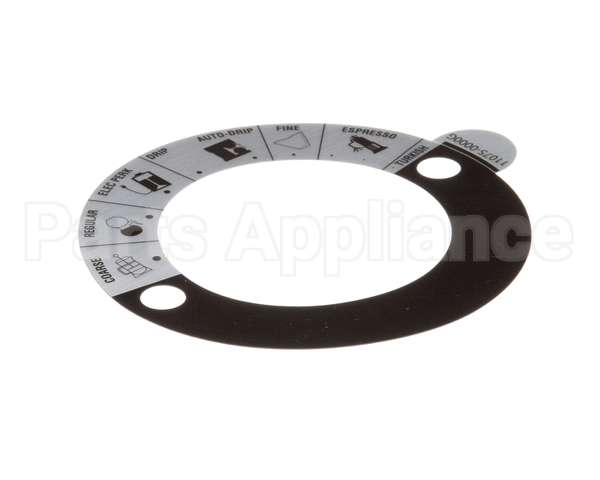 11075.0000 Bunn Decal, Grind Select-Dial