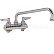 1112 Compatible TS Brass Faucet, 4"Deck, 10"Spt, Leadfree