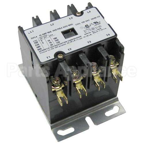 111497D2 Compatible Vulcan Contactor 4P 30/40A 120V