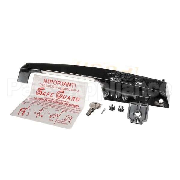 11239C00005 Compatible Kason Pulllatch, Chrome, Flush