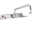 1127 Compatible TS Brass Faucet, 8"Wall, 10"Spt, Leadfree