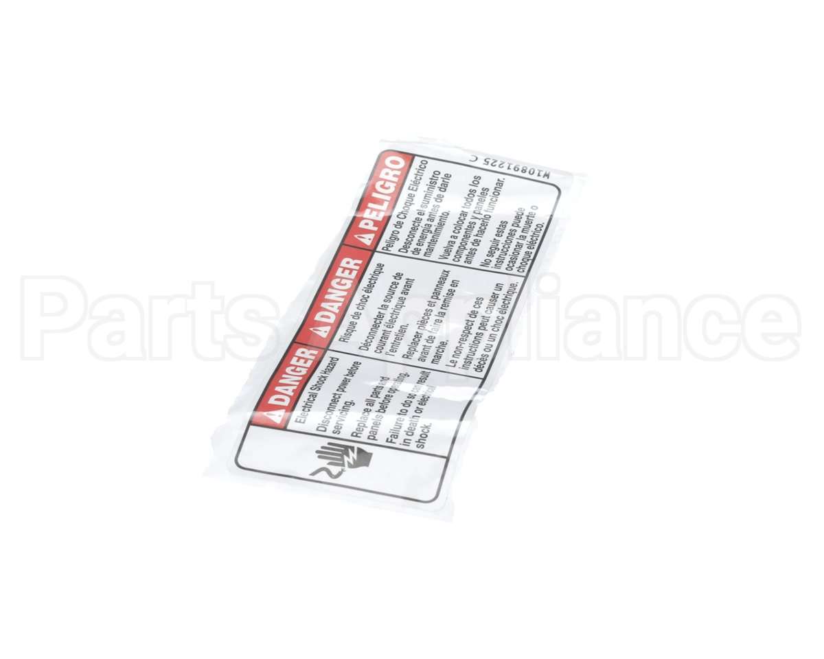 112712 American Dryer Laundry Maytag Electric Danger Label