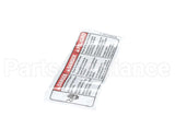 112712 American Dryer Laundry Maytag Electric Danger Label