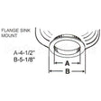 11327G Compatible Insinkerator Mounting Adapter
