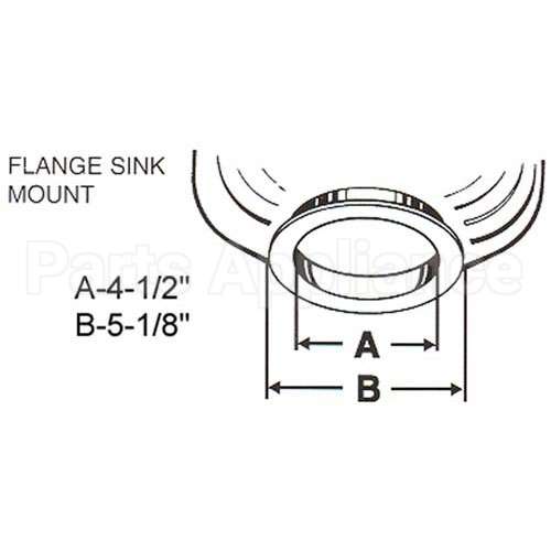 11327G Compatible Insinkerator Mounting Adapter