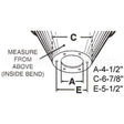 11327H Compatible Insinkerator Mounting Adapter