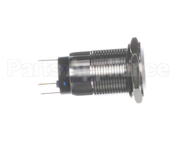 11392 Halton Blue Illum Metal Push Button
