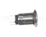 11392 Halton Blue Illum Metal Push Button