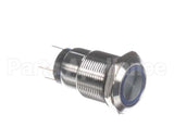 11392 Halton Blue Illum Metal Push Button