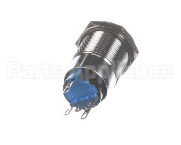 11392 Halton Blue Illum Metal Push Button