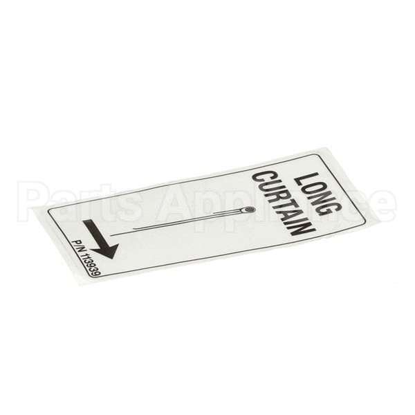 113939 Compatible Champion Label Curtain Lr Long