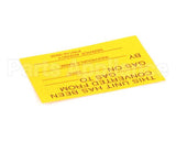 1163932 Southbend Range Label, Parts Service